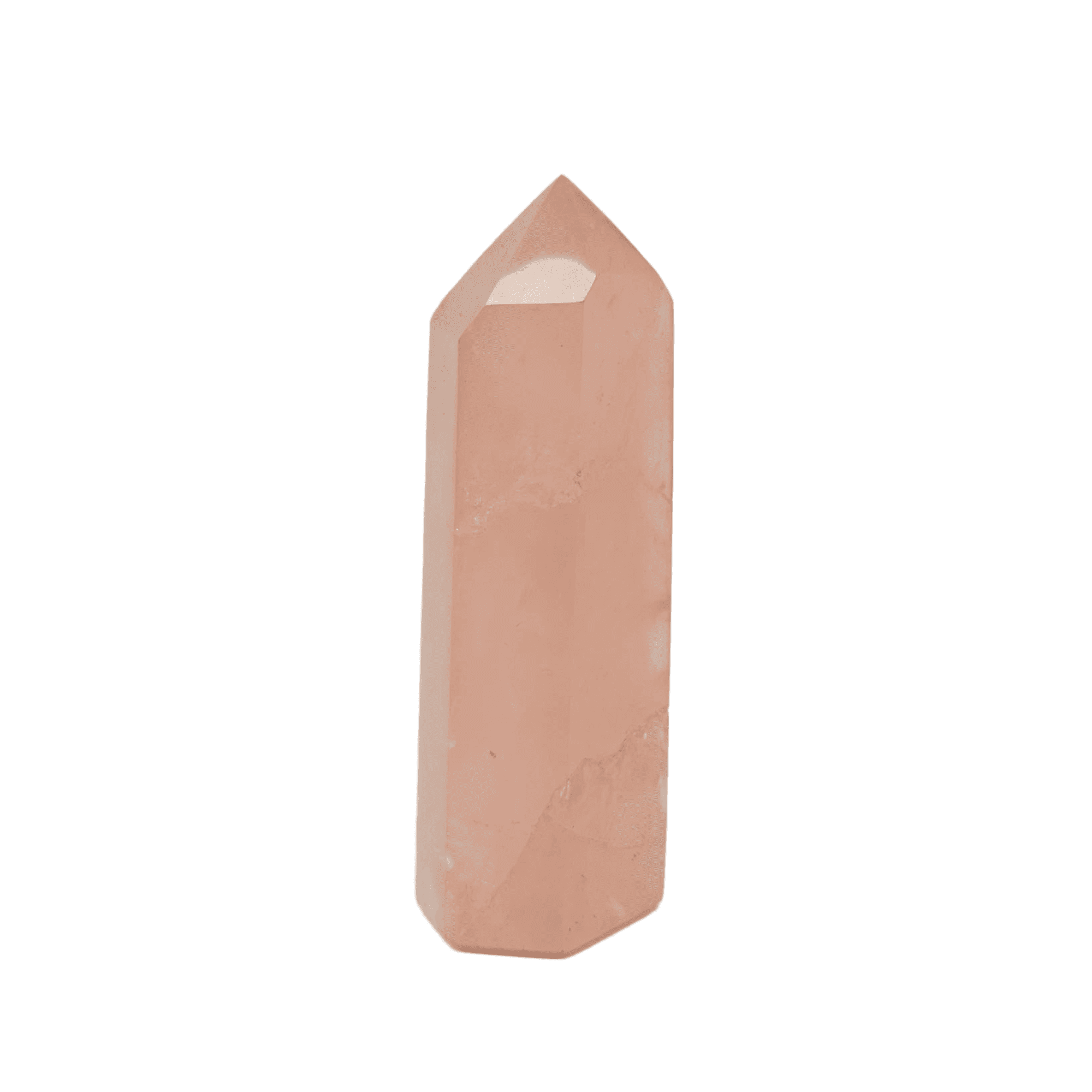 Torre di cristallo di quarzo rosa-0,175 g